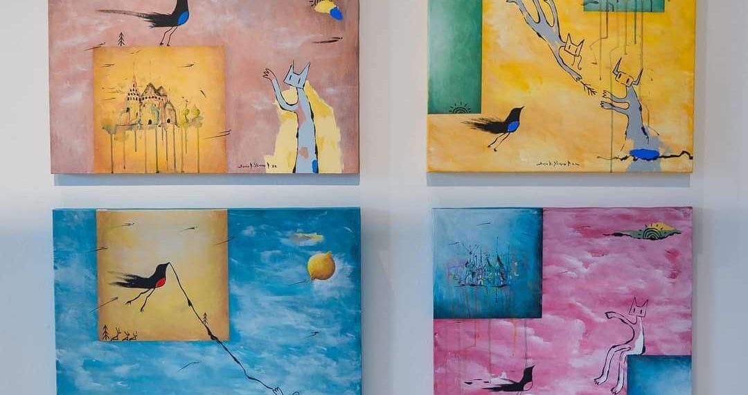 Sonia Ben Slimane Besada expose à la Musk and Amber Gallery« From South to North Tales »Un coup d’éclat, une exposition comme un manifeste.